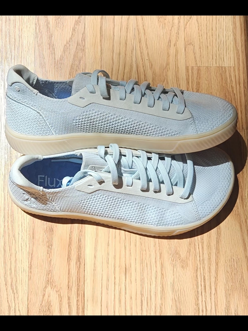 Flux Adapt Minimalist Running Shoes Light Blue Gum - Unisex M8 / W9.5 - Picture 3 of 16